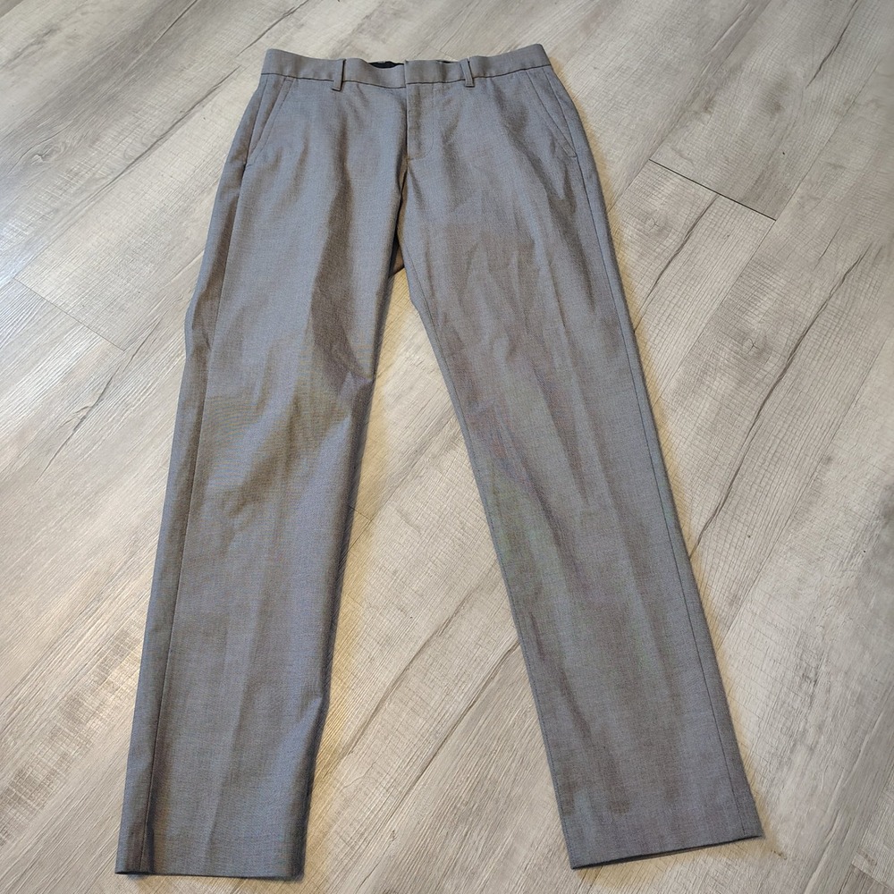 Bonobos Weekday Warrior Athletic Fit Dress Pants Grey Monday 29/30 Mens Trousers